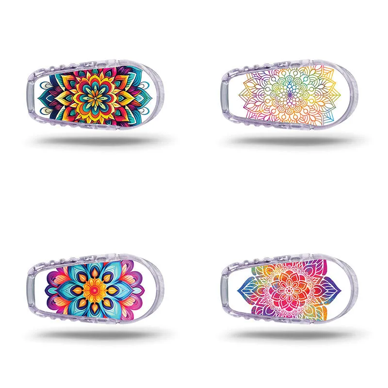 Dexcom G6 transmitter sticker combo pack: Mandalas