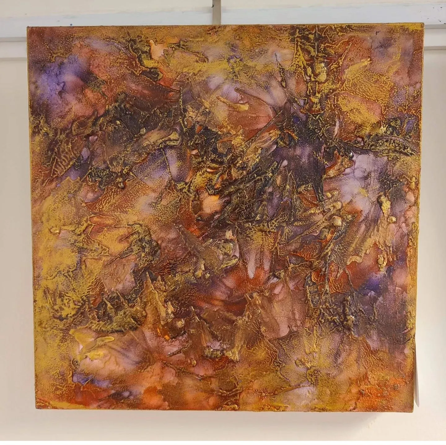 Indian Summer Encaustic Painting - 2023 Petite Treasures Series