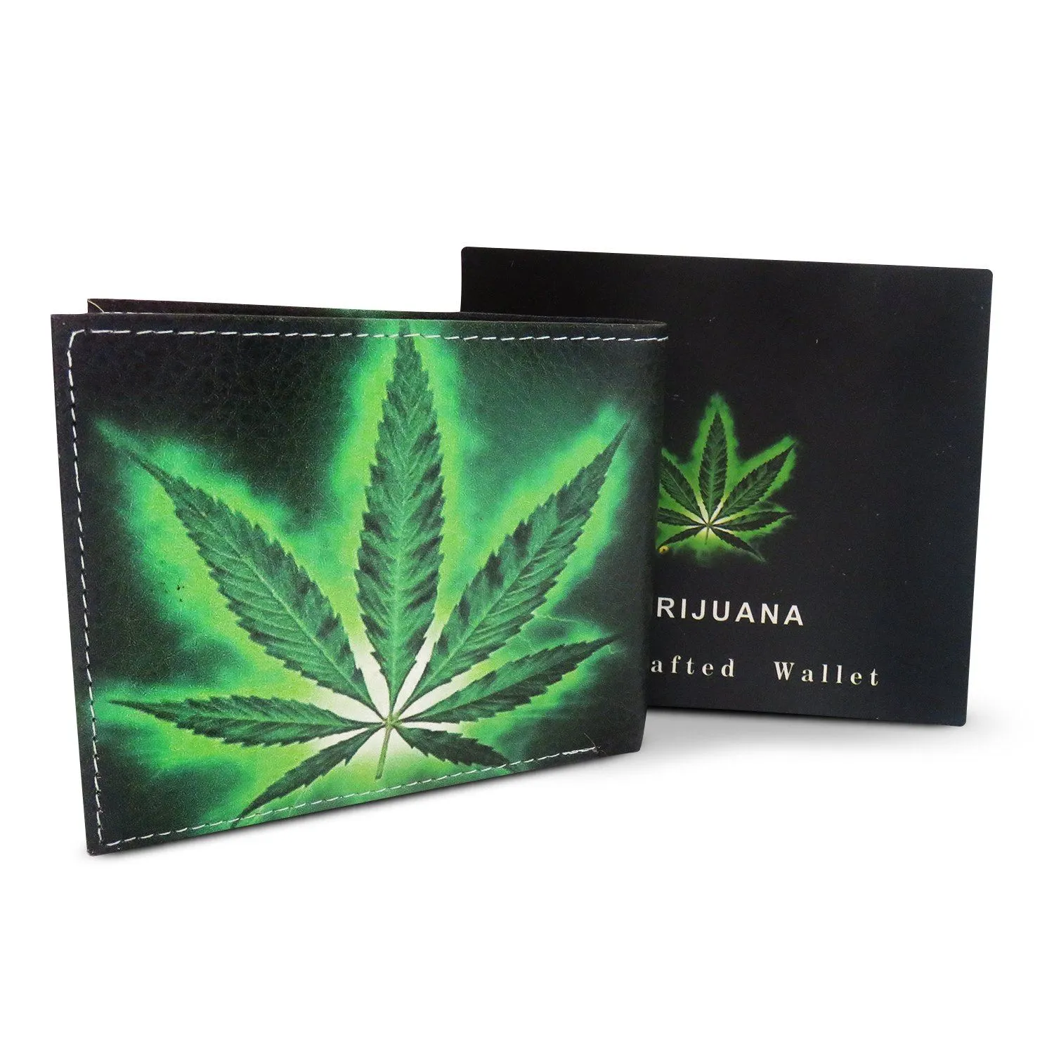 Leather Graphic Wallet For Men