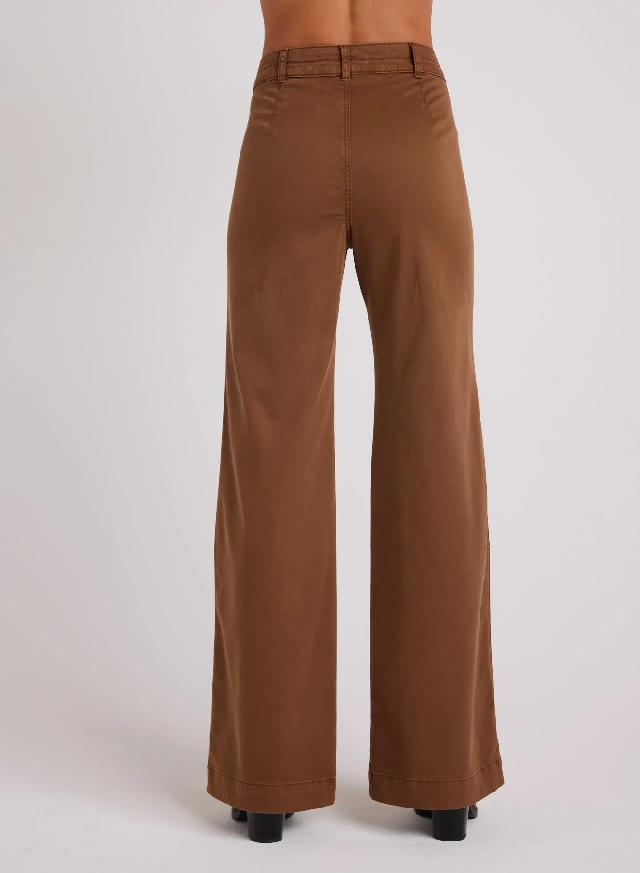 Lola Two Pocket Wide Leg - Spiced Brown