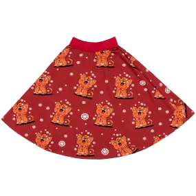 Meow Meow Long Twirly Skirt (18 months - 3 years)