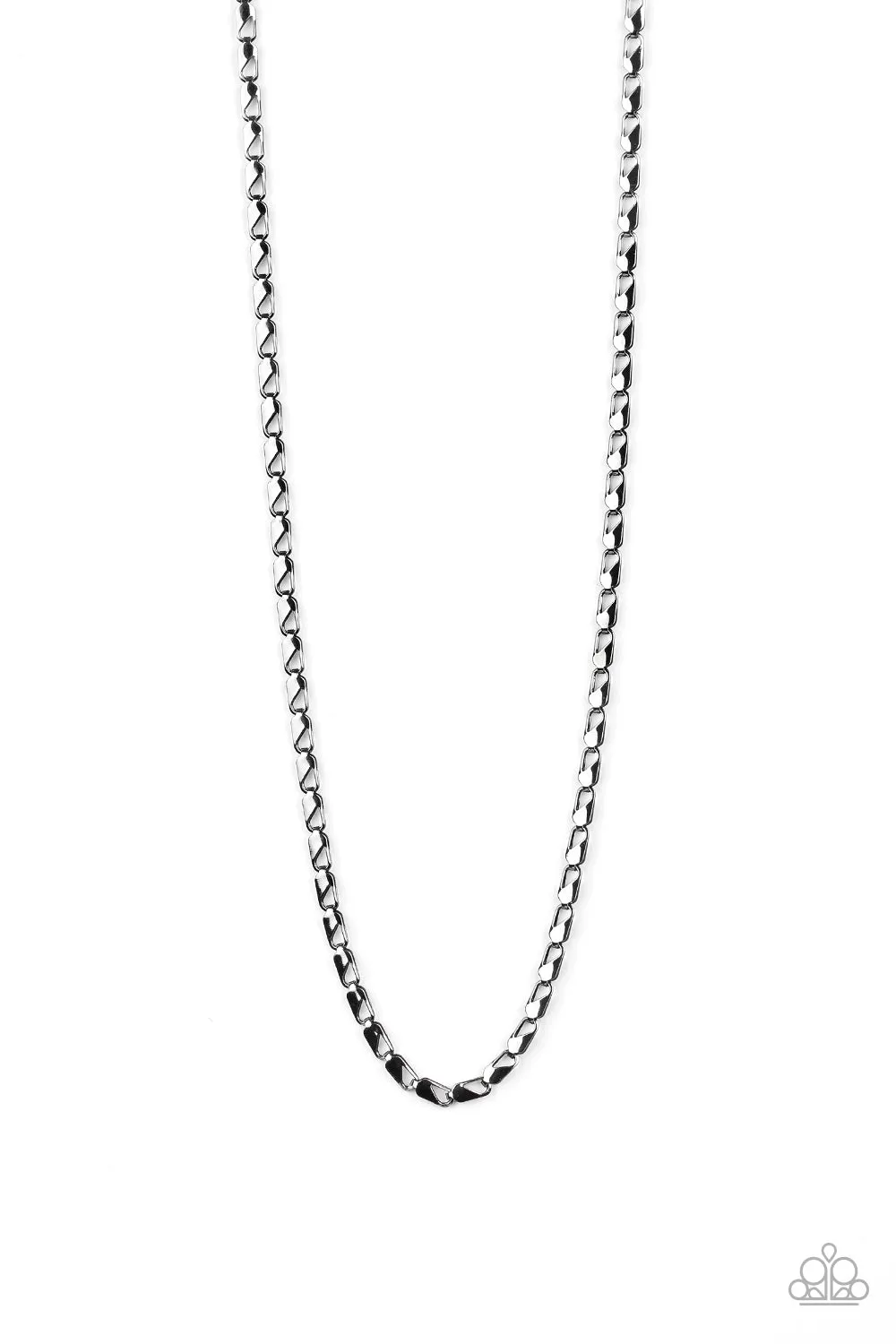 Paparazzi Accessories  - Free Agency #N831 Case 6 - Black  Urban Necklace