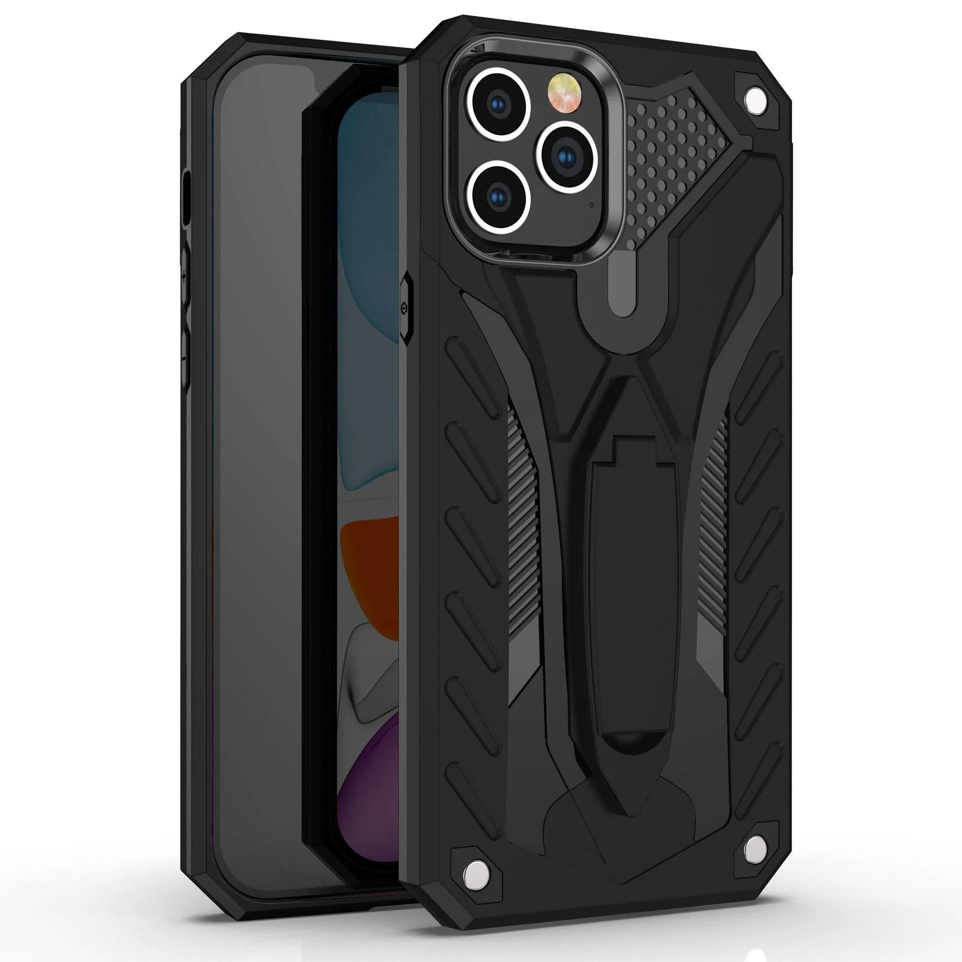 Protective Case With Invisible Stand Function For iPhone