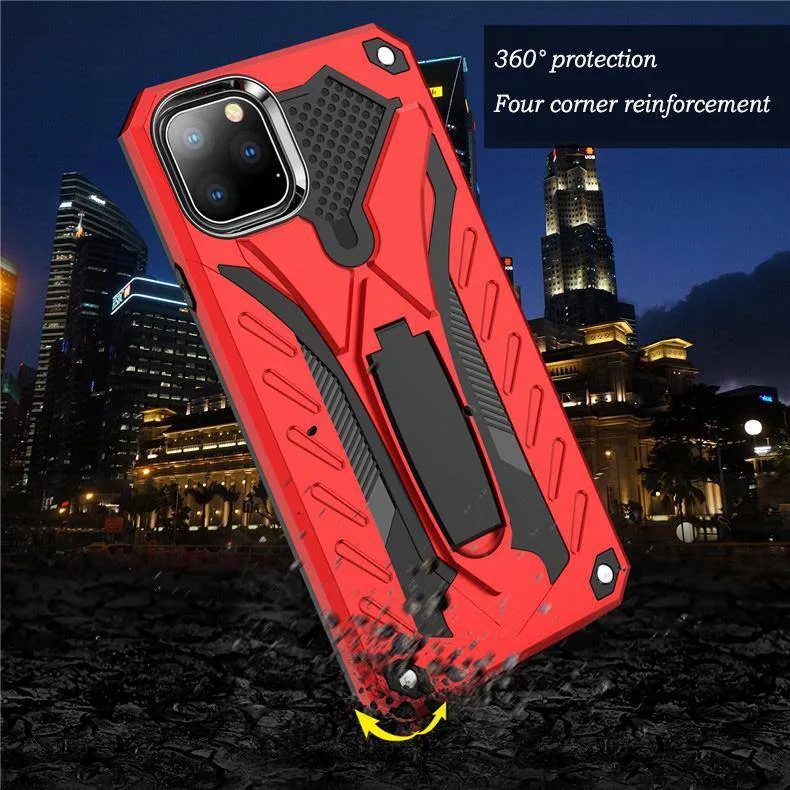 Protective Case With Invisible Stand Function For iPhone