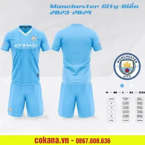 Quần áo bóng đá MC Manchester City Sao Việt 2023-24