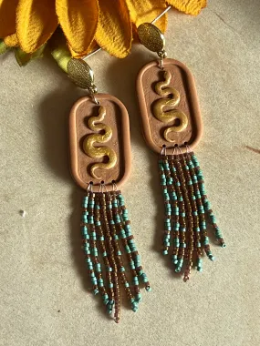 Reputation Clay Handbeaded Earrings