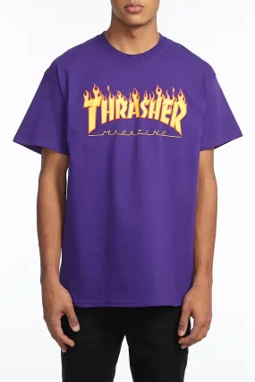 Thrasher Guys Skate Mag Flame Tee